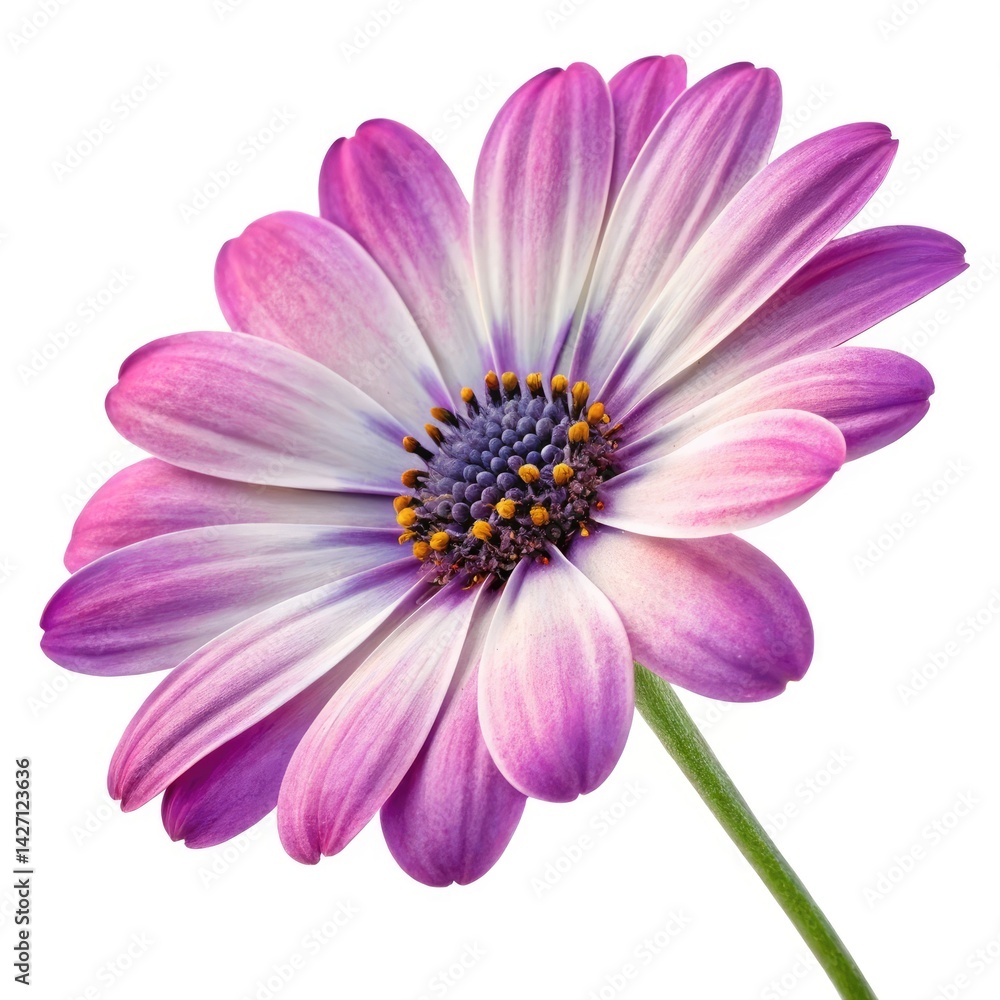 pink daisy isolated on white background pink daisy isolated on white background