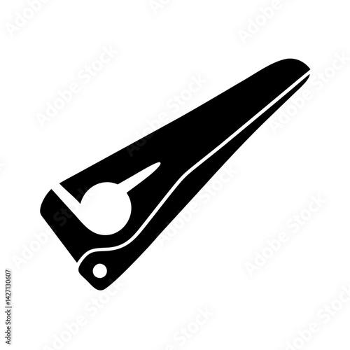 nail clippers icon, nail clippers silhouette vector illustration-simple silhouette illustration of nail clippers,nail clippers vector