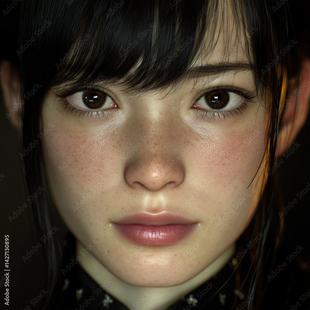 asiatische frau portrait