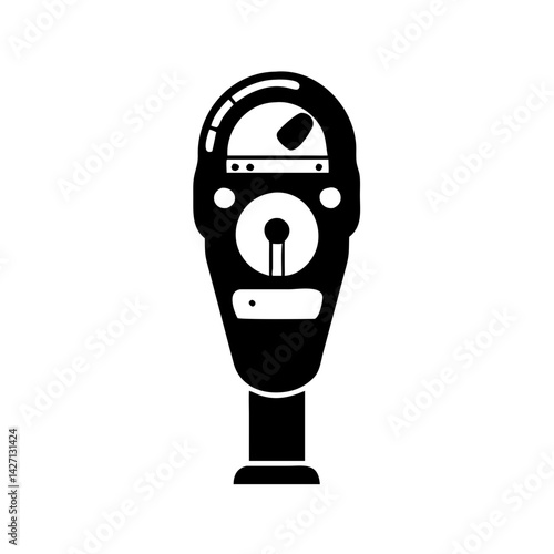 parking meter icon, parking meter silhouette vector illustration-simple silhouette illustration of parking meter,parking meter vector
