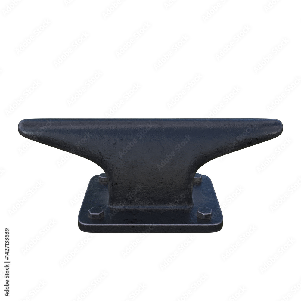 Obraz premium Mooring Bollard, 3d illustration isolated on white background