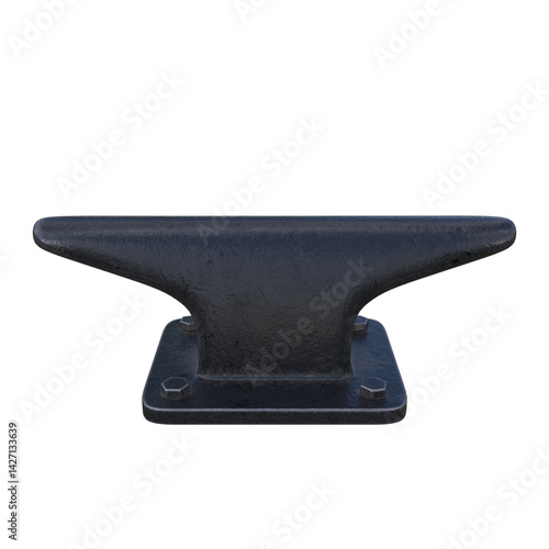 фотографія Mooring Bollard, 3d illustration isolated on white background