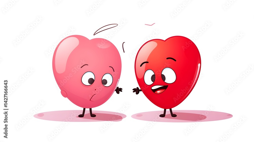 Humorous and adorable balloon popping to convey disagreement in a fun way Humorous and adorable balloon popping to convey disagreement in a fun way