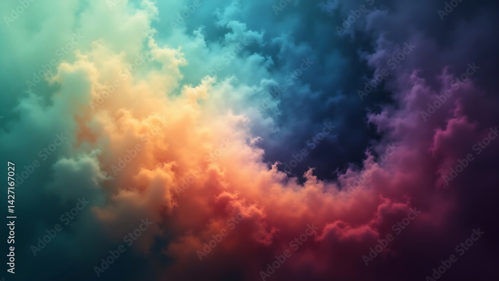 Fototapeta premium dramatic sky with clouds