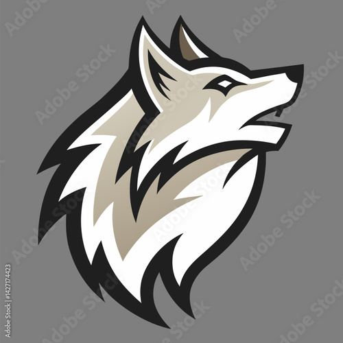 The Majestic Wolf: A strong and striking illustration captures the intense gaze and fierce spirit of a lone wolf against a simple background.