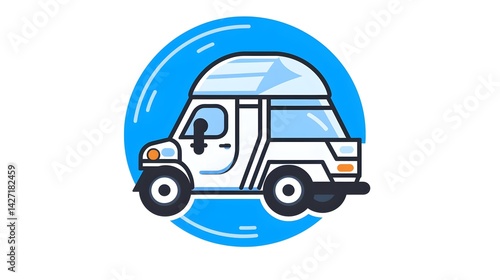 Wallpaper Mural Professional Money Delivery Rounded Icon Vector Illustration for Finance Designs Torontodigital.ca