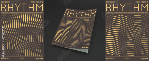 Image of many rectangular flat shapes with transition effect. Dynamic gradient pattern. Vector for presentation, banner, flyer, cover or brochure.