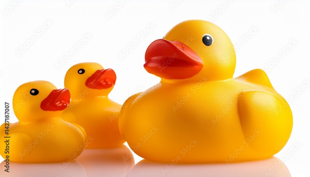 yellow duck toy isolated on transparent background yellow duck toy isolated on transparent background
