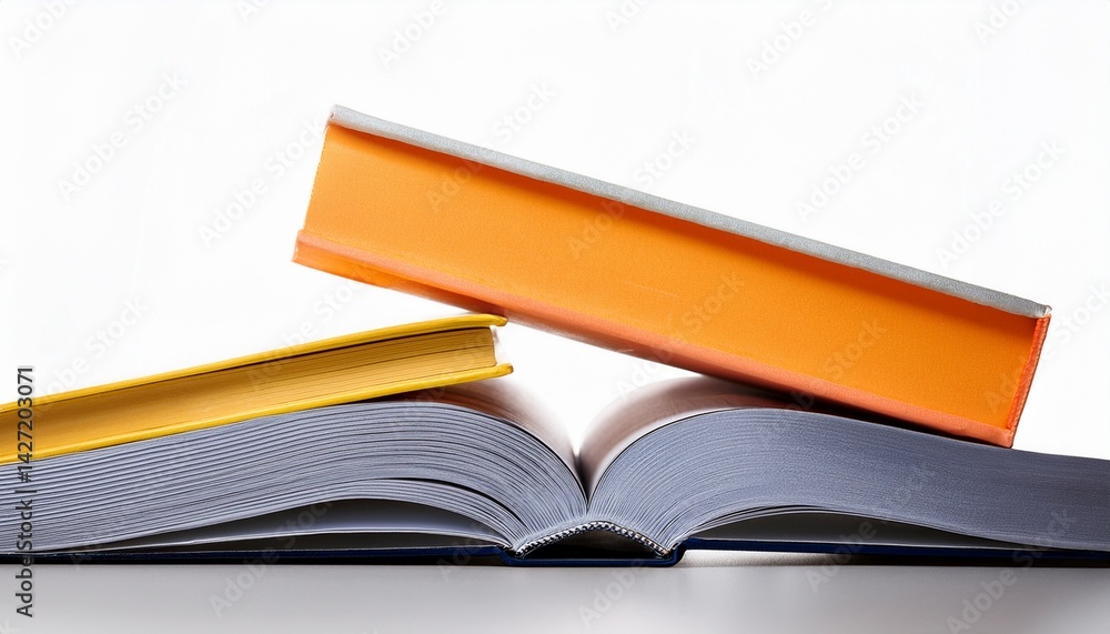 Fototapeta premium books on the white background