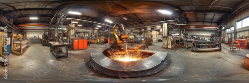Robotic Welding Factory Sparks  Innovation.