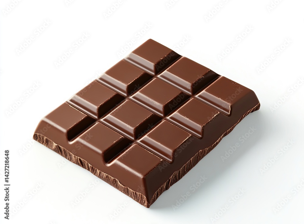 Dark chocolate bar isolated on white. Dark chocolate bar isolated on white.