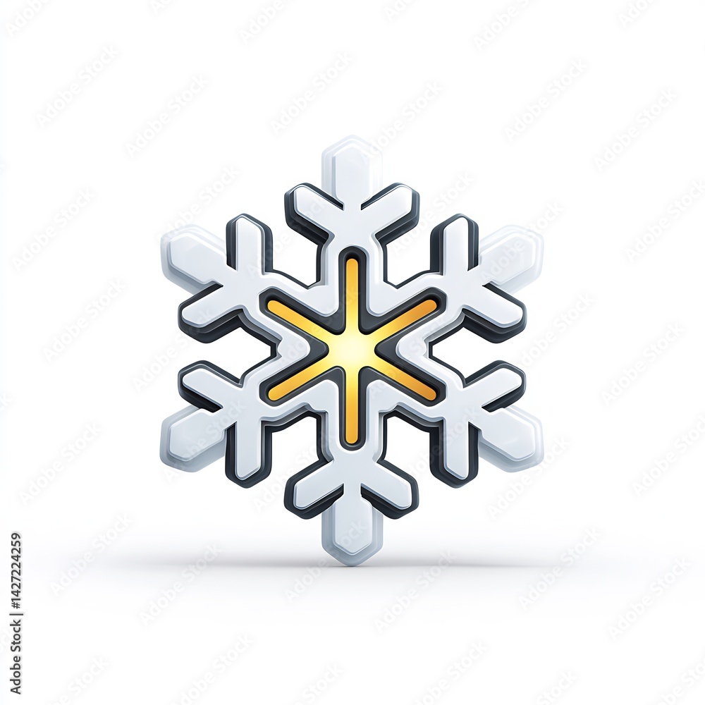 snowflake emoji winter cold season icon snowflake emoji winter cold season icon