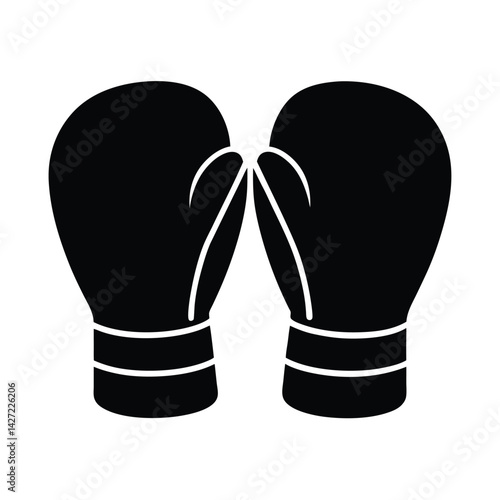 Boxing Gloves Silhouette Symbol
