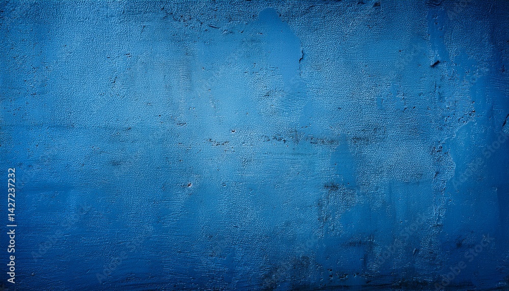 Obraz premium old blue wall grungy background or texture