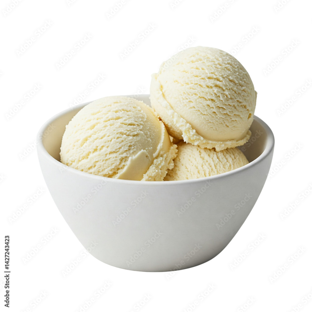 Creamy vanilla ice cream scoops in a bowl perfect summer treat delightful dessert cool and refreshing sweet Creamy vanilla ice cream scoops in a bowl perfect summer treat delightful dessert cool and refreshing sweet