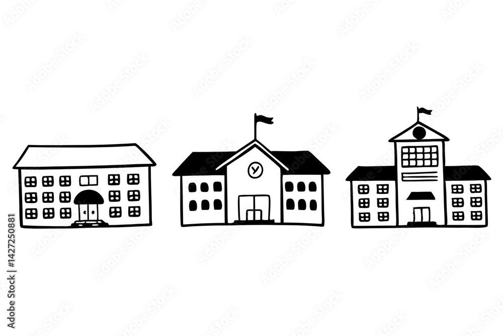 Fototapeta premium Private School building 