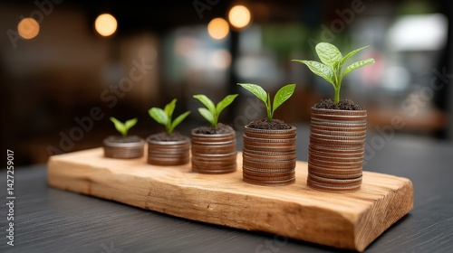 Obraz na płótnie Discover the essentials of budget and finance, empowering your corporate strategies for smart investments and growth. w salonie