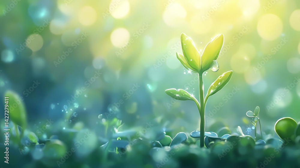 Green lentil plant just beginning to sprout in the sunlit field, green lentil, plant, sprout, sunlit, field, nature, growing. Flora Pulse. Illustration Green lentil plant just beginning to sprout in the sunlit field, green lentil, plant, sprout, sunlit, field, nature, growing. Flora Pulse. Illustration