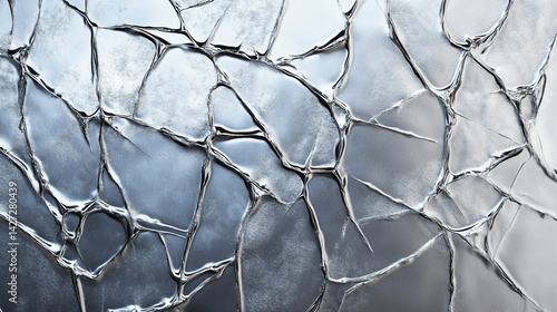 Fototapeta Naklejka Na Ścianę i Meble -  shiny silver abstract background.ai generative