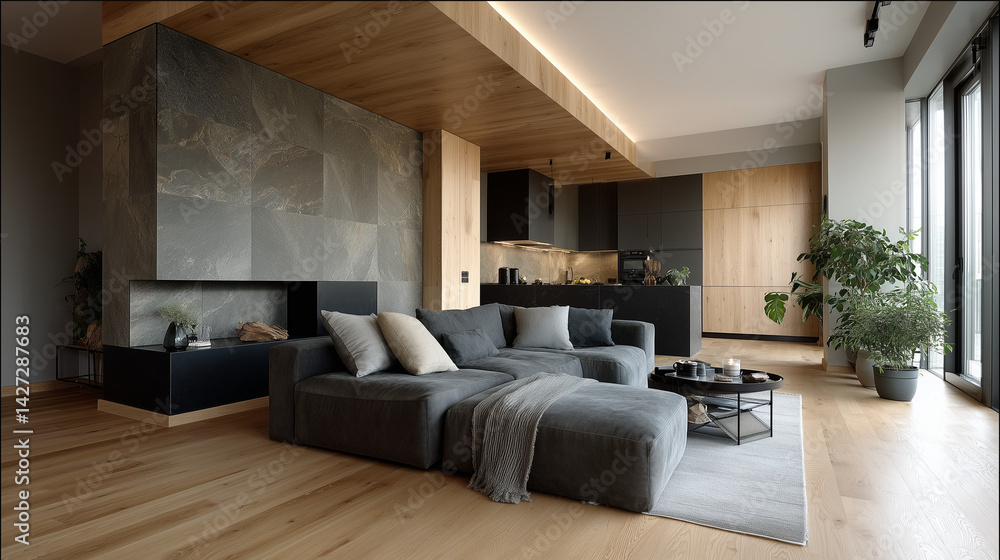 Modern living room Modern living room