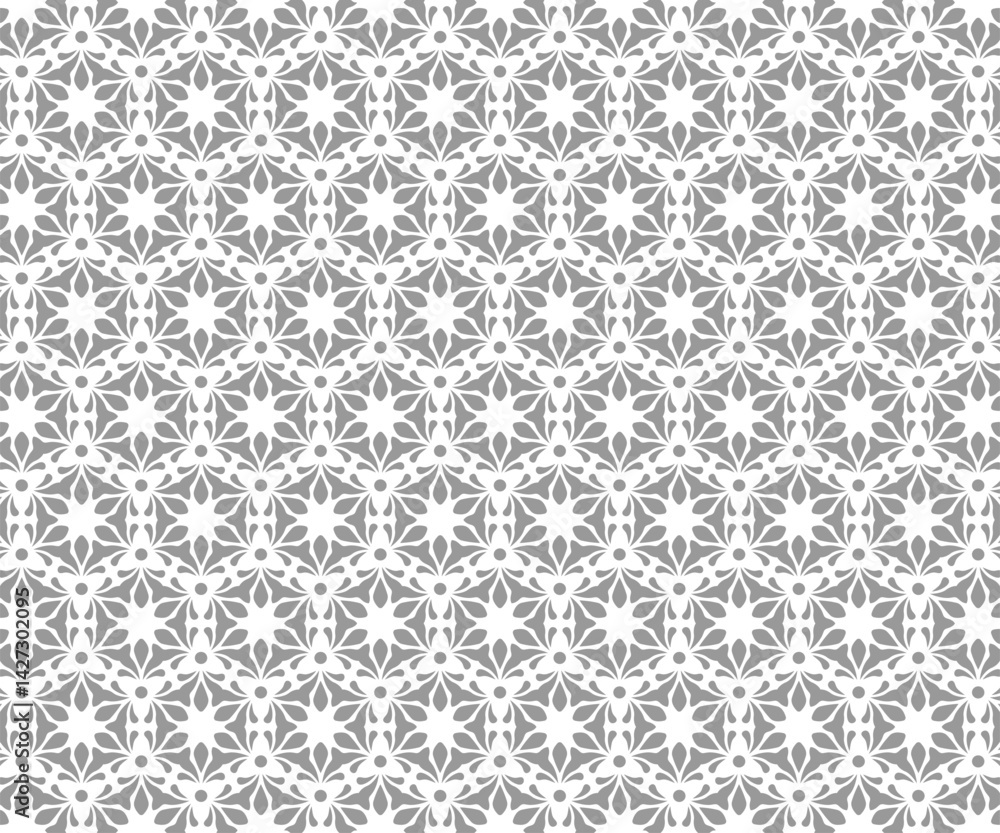 Fototapeta premium Abstract geometric pattern. Seamless geometric pattern. Geometric circle pattern. Islamic pattern