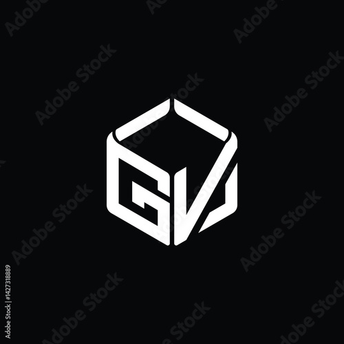 Modern Geometric Tech Logo Design