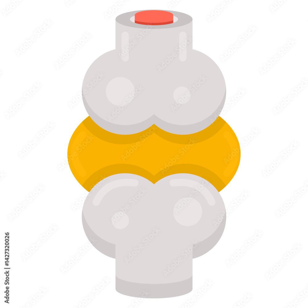 Fototapeta premium Knee joint icon