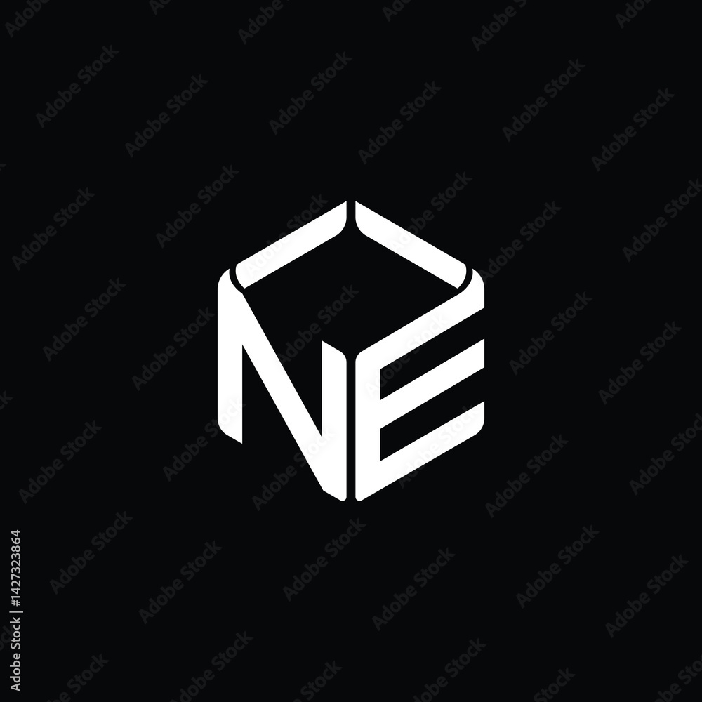 Modern Geometric Tech Logo Design Modern Geometric Tech Logo Design