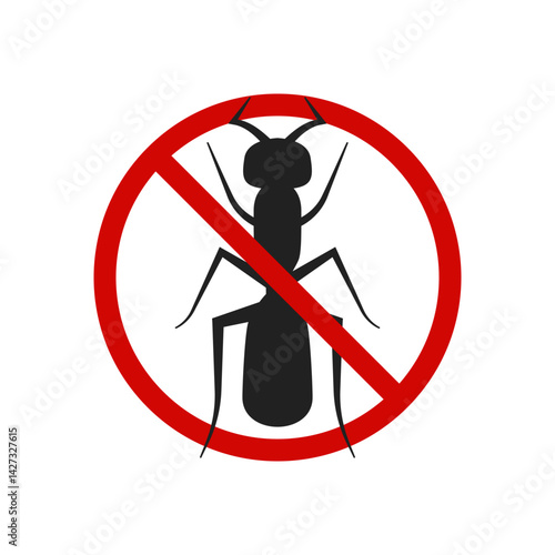 Pest control sign