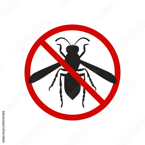 Pest control sign