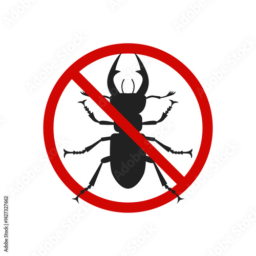 Pest control sign