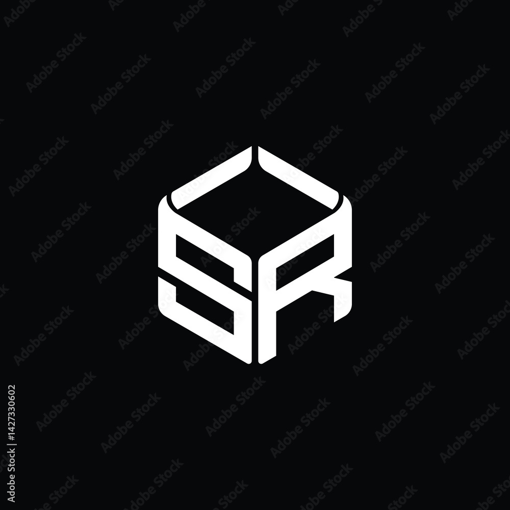 Modern Geometric Tech Logo Design Modern Geometric Tech Logo Design