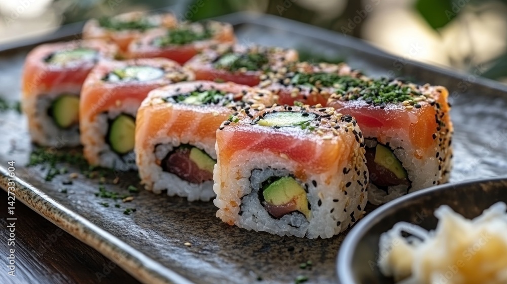 Delicious Salmon Sushi Rolls: A Culinary Delight Delicious Salmon Sushi Rolls: A Culinary Delight