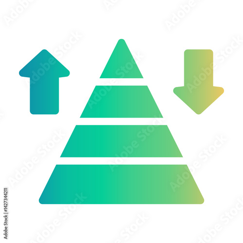 triangular Gradient icon