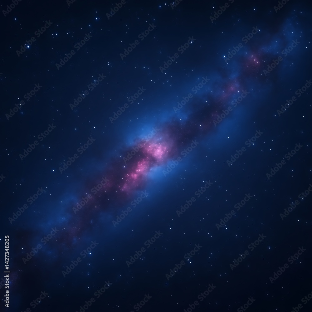 Obraz premium Cosmic Nebula Across the Void