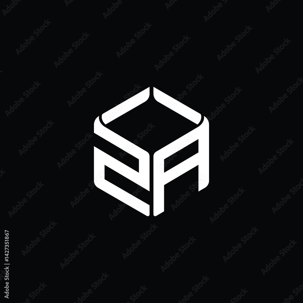 Modern Geometric Tech Logo Design Modern Geometric Tech Logo Design