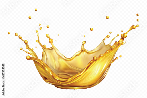 liquid beautiful coocking oil splash  isolated on a transparent background, liquid  oil splash, flying liquid oil on the air cut out isolated on transparent background