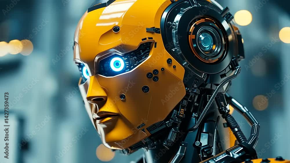Advanced Autonomous Entity Visualization Exploring Bionic Humanoid Interface Concept Advanced Autonomous Entity Visualization Exploring Bionic Humanoid Interface Concept