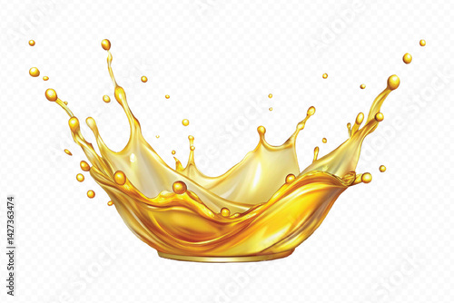 liquid beautiful coocking oil splash  isolated on a transparent background, liquid  oil splash, flying liquid oil on the air cut out isolated on transparent background