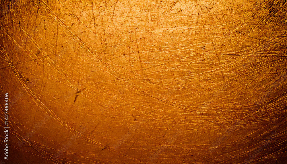 Naklejka premium Antique Gold Texture | Vintage Metallic Surface Background