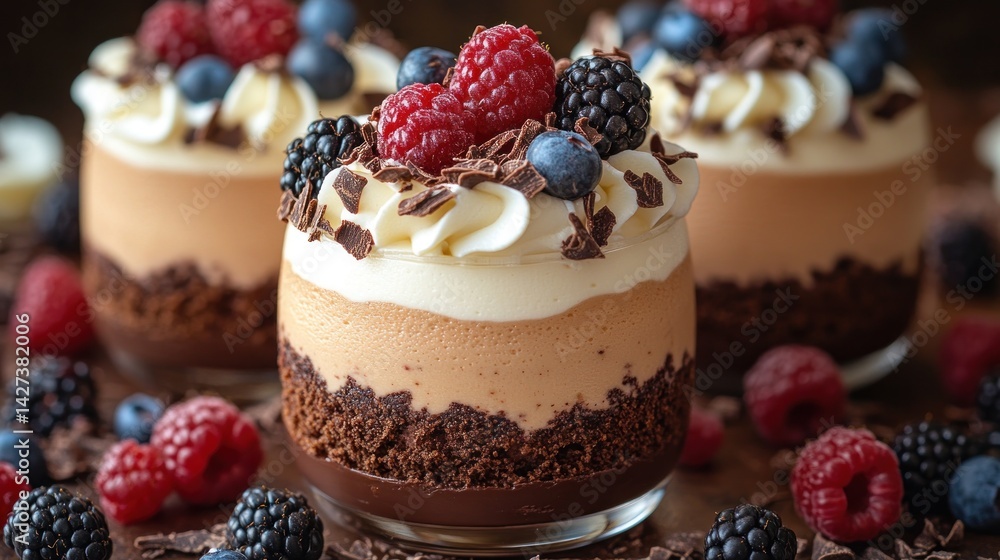 Decadent Chocolate Raspberry Mousse Parfaits: A Delightful Dessert Decadent Chocolate Raspberry Mousse Parfaits: A Delightful Dessert