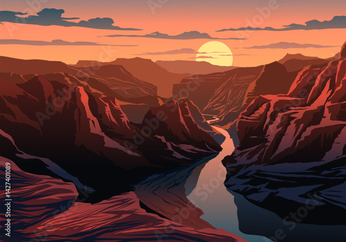 grand canyon sunset