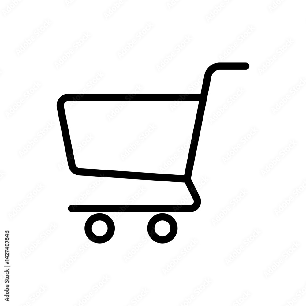 Shopping cart icon vector design templates simple and modern Shopping cart icon vector design templates simple and modern