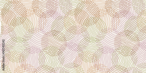 Geometric illustration background. Seamless pattern.Vector. 幾何学イラストパターン　背景素材