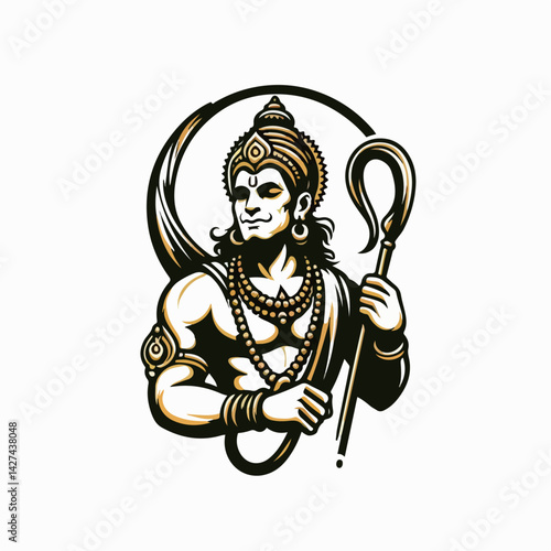 hanuman vector illustration