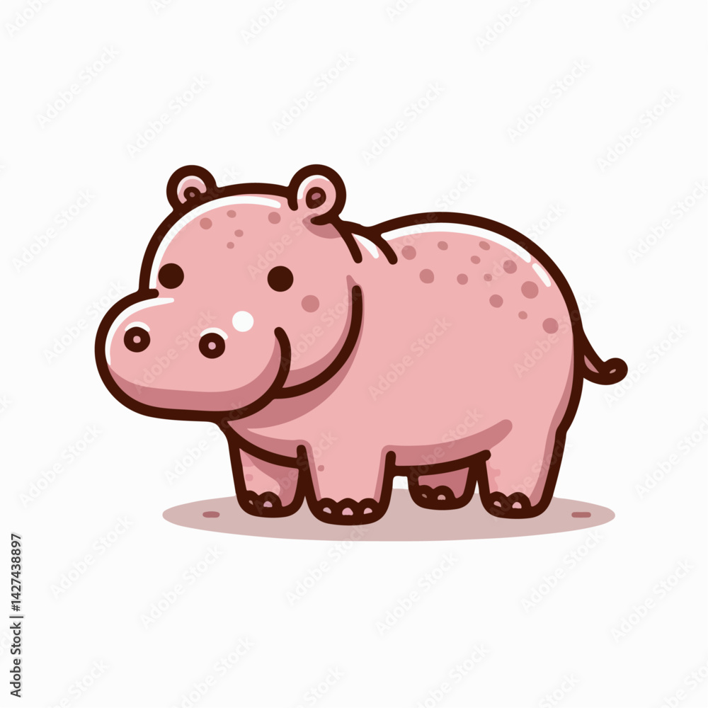 hippopotamus vector illustration hippopotamus vector illustration