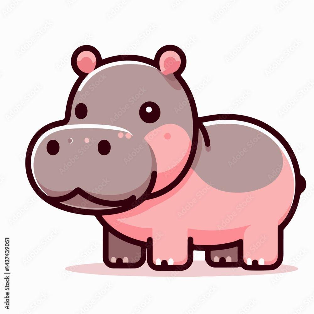 hippopotamus vector illustration hippopotamus vector illustration