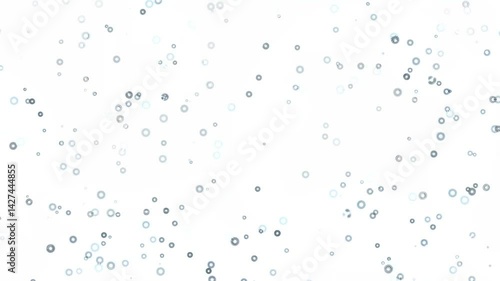 Light video background with disappearing bubbles