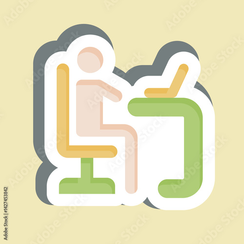 Sticker Learner. related to Development symbol