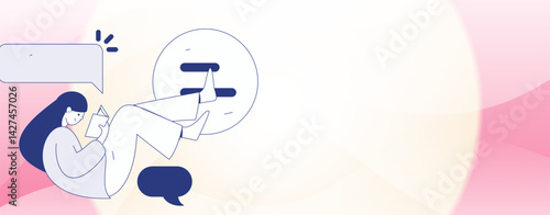 Education and learning people flat vector concept hand drawn illustration
